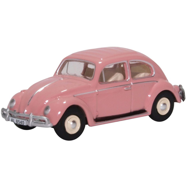 76VWB011HK OXFORD DIECAST VW Beetle Pink - HK Registration
