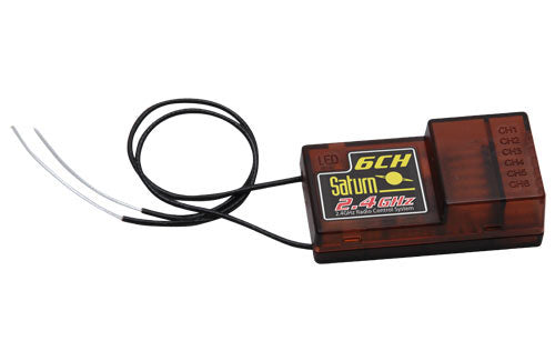 P-SATRX6 SATURN 6CH RECEIVER 2.4GHZ FHSS