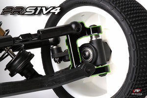 91400039 - PR S1 V4 Aluminium -1.6mm Caster Block-3 Degree Pair (1pr)