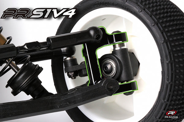 91400039 - PR S1 V4 Aluminium -1.6mm Caster Block-3 Degree Pair (1pr)