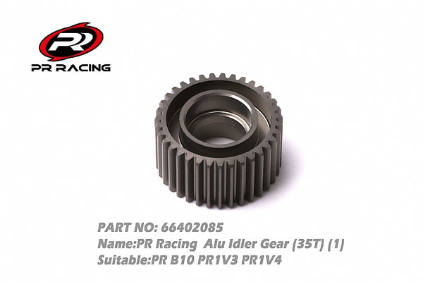66402085 PR Racing PRB10 Alu Idler Gear (35T)