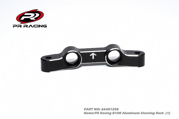 66481258 PR Racing B10R Aluminum Steering Rack (1)