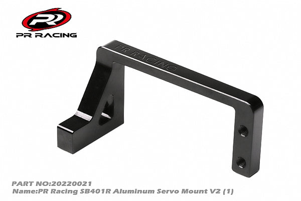 20220021 PR Racing SB401R Aluminum Servo Mount V2 (1)