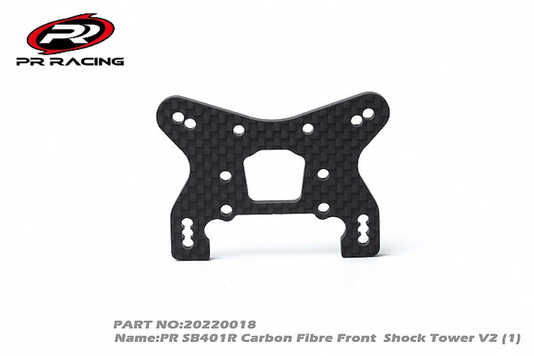 20220018 PR SB401R Carbon Fibre Front  Shock Tower V2