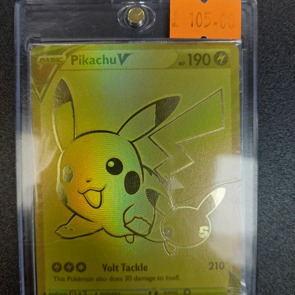 SWSH145 Pikachu V 25TH Anniversary Promo Card