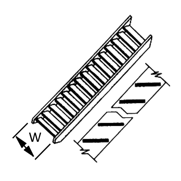 PLASTRUCT STAS4 (2) - 90662 Stairs 9.9mm x 3.6mm x 125mm