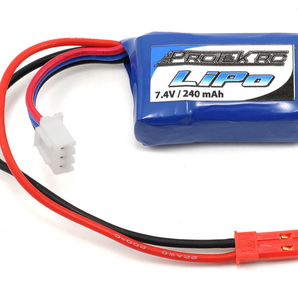 PTK-5185 ProTek RC 2S High Power 30C Micro LiPo Battery (7.4V/240mAh) w/JST Connector