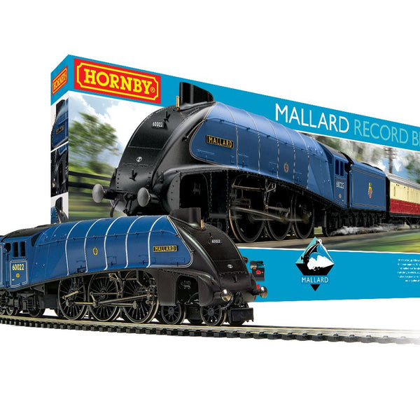 R1282M HORNBY Mallard Record Breaker Train Set - Era 3