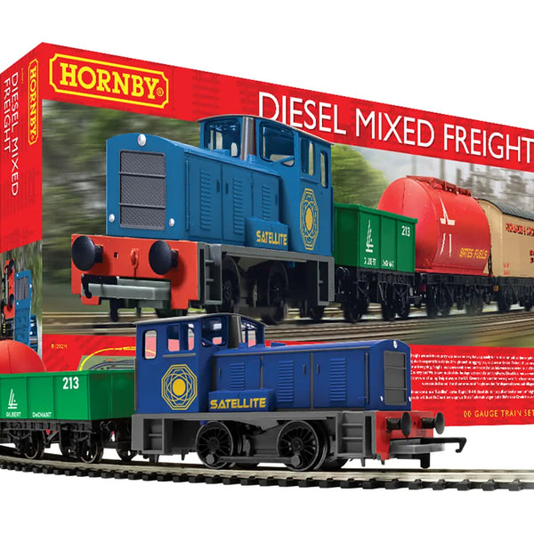 R1292M HORNBY Diesel Mixed Freight Train Set