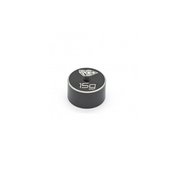 RCPJ-A019 RC-Project Small Brass Black Weight - 15g - 1Pc