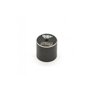 RCPJ-A021 RC-Project Small Brass Black Weight - 25g - 1Pc