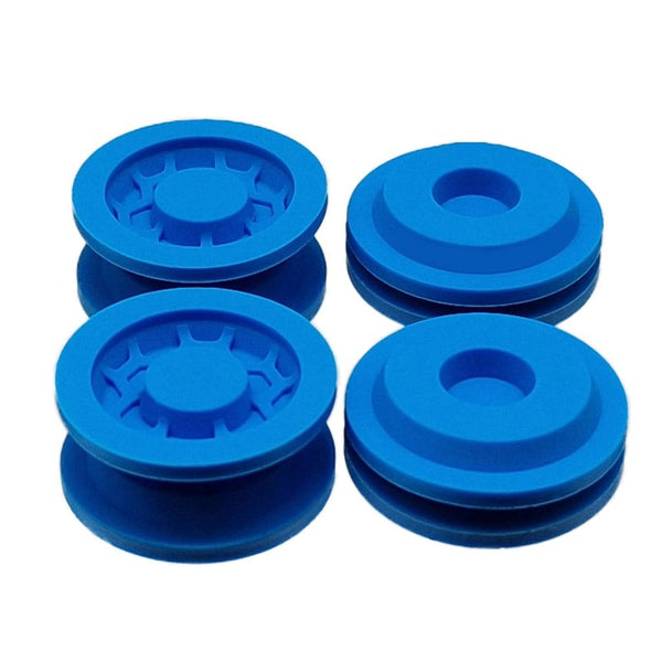 RCPJ-A203-Cyan RC-Project V2 TNG Bumpy Shock Bladders - Hard (4Pc)