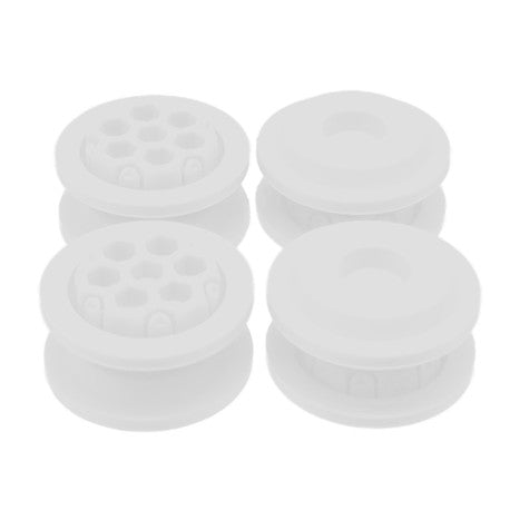 RCPJ-A204-White RC-Project V2 TNG Honeycomb Shock Bladders - Soft (4Pc)