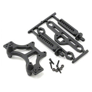 RPM80162 RPM T/E-MAXX SHOCK TOWER & MOUNTS - BLACK