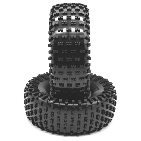 SEHREEFS177 Reefs RC Cheaters 1.9" Rock Crawler Tires w/Foams (2) (4.75") (Gray)