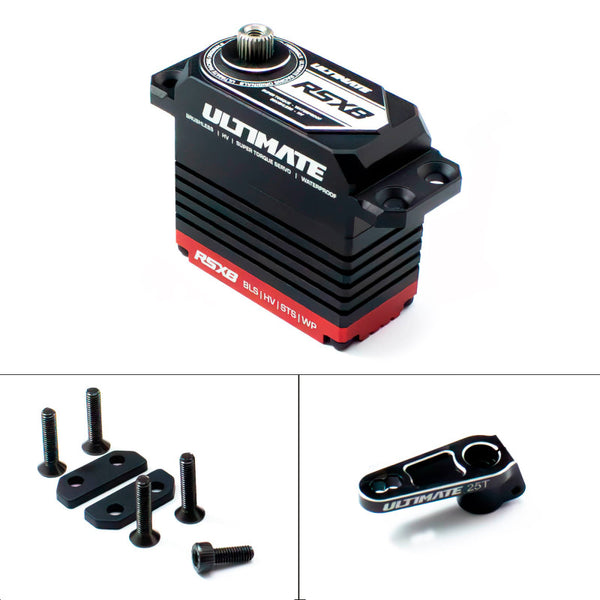 UR4701-S2 ULTIMATE RSX8 1/8 37KG 0.075s. BRUSHLESS SERVO W/ UR1811-25 HORN