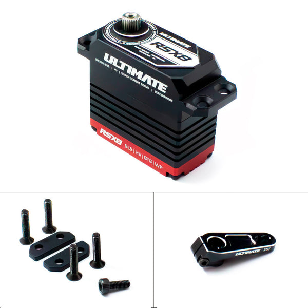 UR4701-S ULTIMATE RSX8 1/8 37KG 0.075s. BRUSHLESS SERVO W/ UR1813-25 HORN