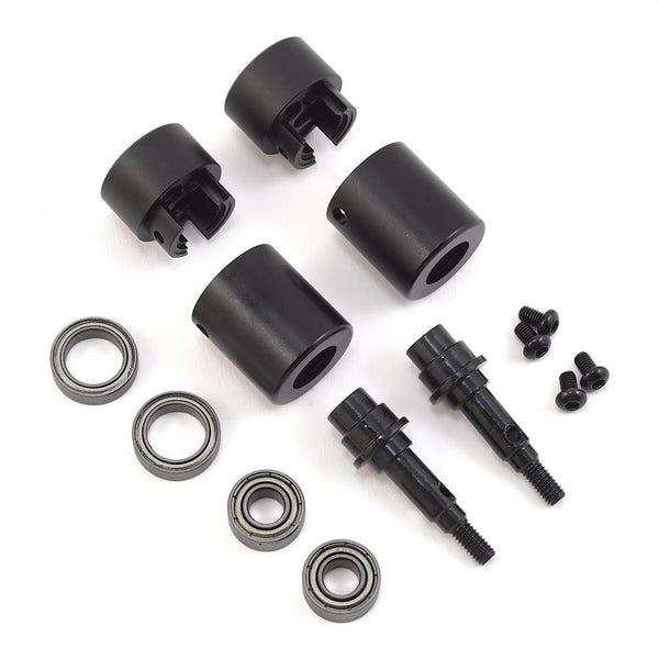 SSD00243 SSD RC TRX-4 Rear Axle Portal Delete Kit (Black)