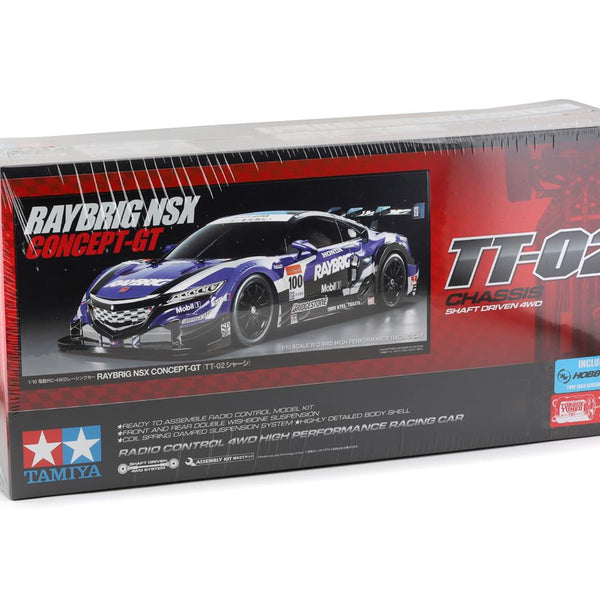 58599 Tamiya Raybrig NSX Concept-GT TT-02 1/10 4WD Electric Touring Car Kit