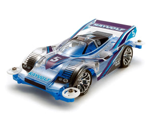 TAM95572 Tamiya 1/32 JR PRO Racing Rayvolf LT Blue Special Mini 4WD Kit