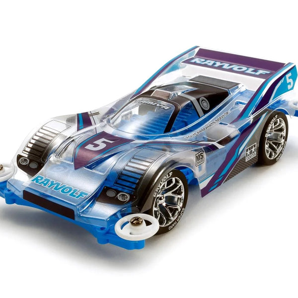 TAM95572 Tamiya 1/32 JR PRO Racing Rayvolf LT Blue Special Mini 4WD Kit