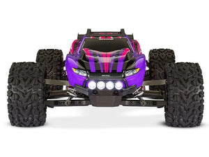 TRX67064-61-PINK Traxxas Rustler 4x4 XL-5 Power Bundle - Pink with LED
