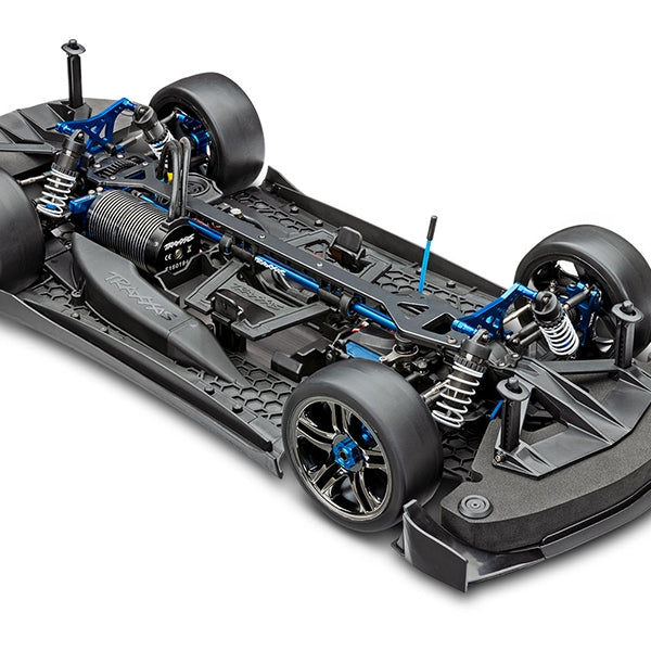 TRX64077-3-BLUEX Traxxas XO-1 4WD Brushless RTR Castle Mamba - BlueX