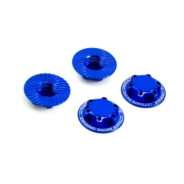 UR1911-A ULTIMATE CLOSED END WHEEL NUT v2 BLUE (4pcs)