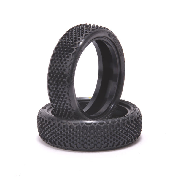 U6906 SPLINTER - 1/10 2WD TYRES - FRONT - YELLOW - PR