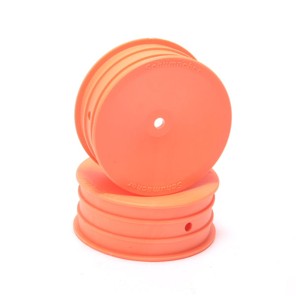 U8686 SCHUMACHER Wheel; Hex Front - Orange - 2WD - pr