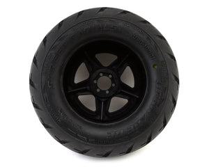 UPG-10001 UpGrade RC Street Radials 2.8" Pre-Mounted On-Road Tires w/5-Star Wheels (2) (17mm/14mm/12mm Hex)