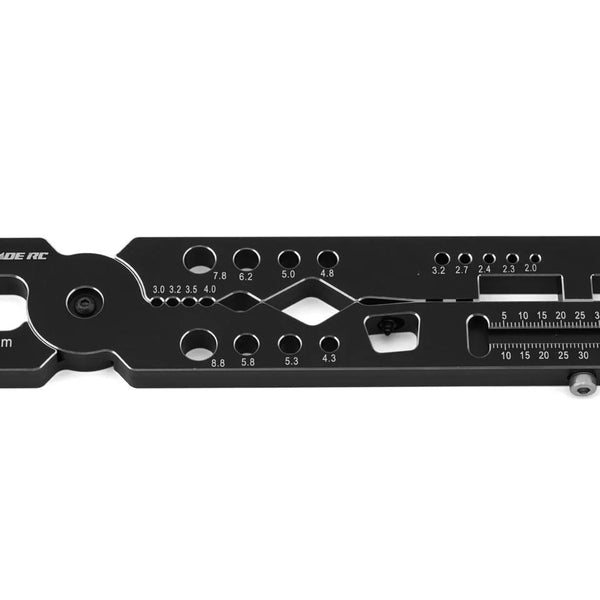 UPG-13002 UpGrade RC Tire Punch, Shock Shaft Pliers, Ball Link Pliers and Wire Crimp Mutli-Tool