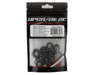 UPG-17004 UpGrade RC "Black Lightning" Rubber Sealed Bearing Kit for Arrma® 6S BLX Felony™ /Mojave™/Typhon™/Big Rock™/Infraction™/Limitless™