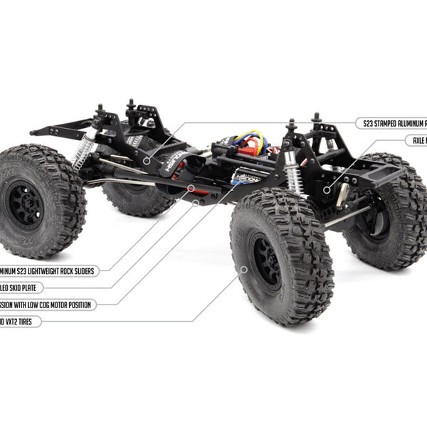 VPS09009A Vanquish Products VRD Stance RTR Portal Axle Comp Rock Crawler (Green)