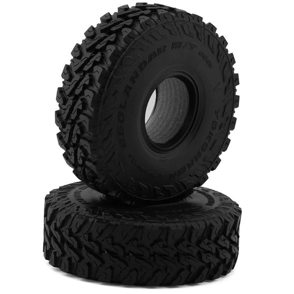 VPS10105 Vanquish Products Yokohama Geolandar M/T 1.9" Rock Crawler Tires (2) (Red) (Class 2 - 4.75")
