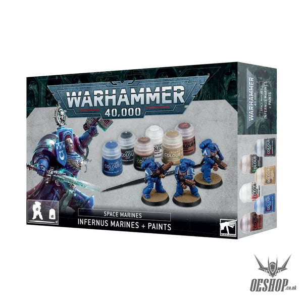 60-11 Warhammer 40,000 Paint Set: Space Marines - Infernus Marines