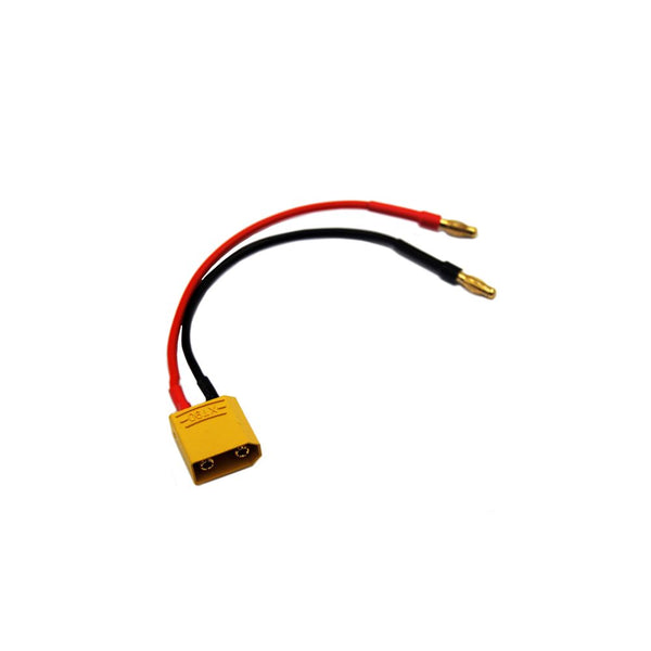 2645 Overlander XT90 to 4mm Gold Connectors Charge Lead