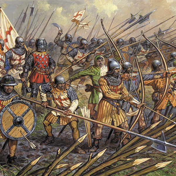 Z8060 ZVESDA ENGLISH INFANTRY 100YEARS WAR