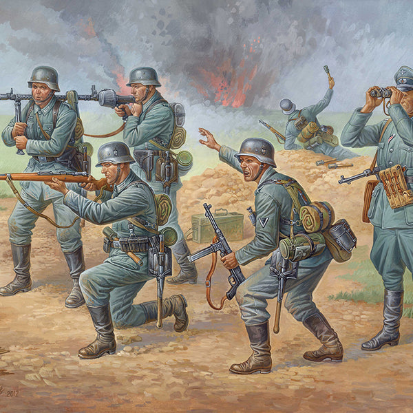 8078 ZVESDA German Infantry WWII (RR)