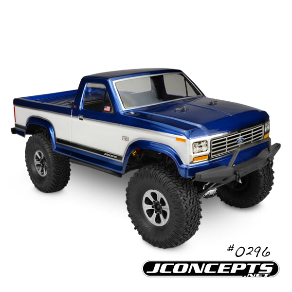 JC0296 JConcepts 1984 Ford F-150 - trail/scale body (Vaterra Ascender or Axial 1.9" trucks)