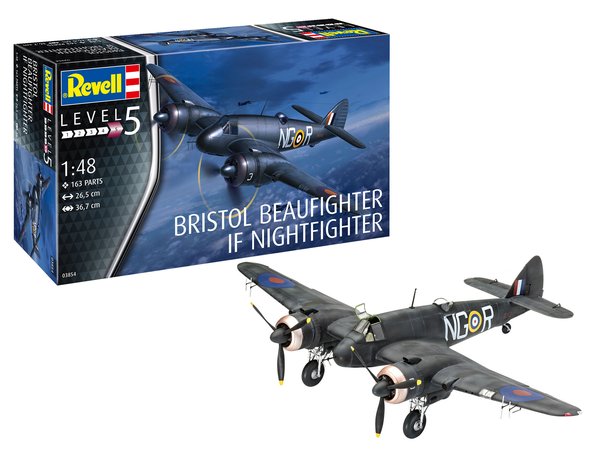 03854 - REVELL 1/48 BRISTOL BEAUFIGHTER MK.IF
