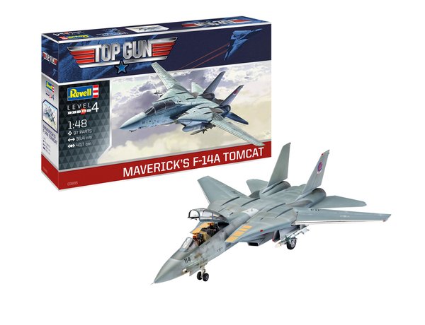 03865 - REVELL 1/48 MAVERICKS F-14A TOMCAT MODEL KIT