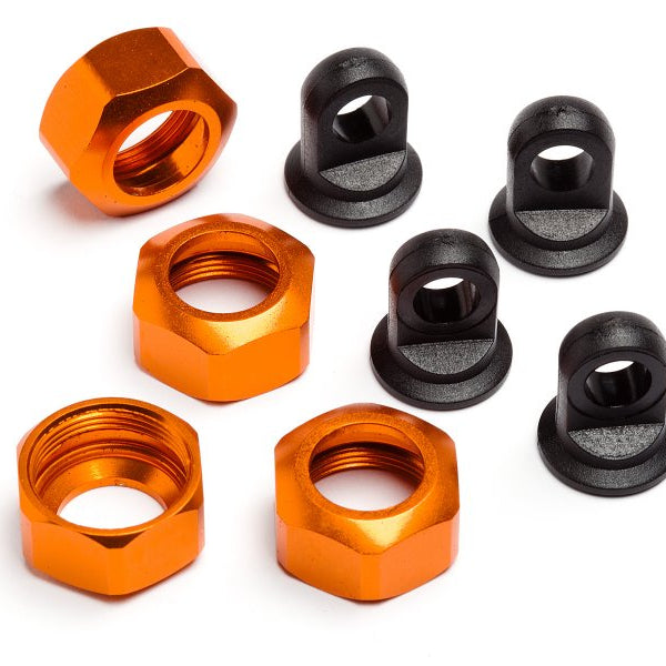 101752 - HPI SHOCK CAPS TROPHY SERIES 4PCS (ORANGE)