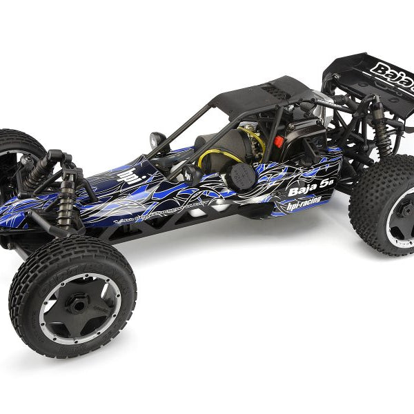 104225 - BAJA 5B BUGGY TRIBAL PAINTED BODY (BLUE)
