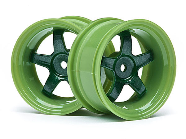 HPI Work Meister S1 Wheel Green (6mm Offset/2pcs) 111091