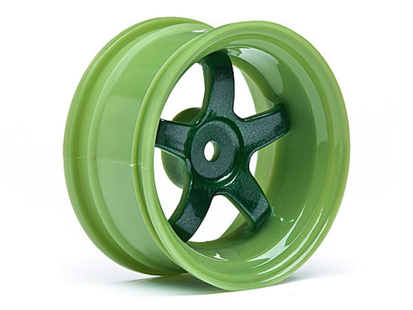 HPI Work Meister S1 Wheel Green (6mm Offset/2pcs) 111091