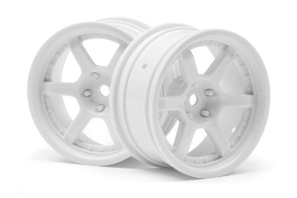 HPI112813 HRE C106 WHEEL 26MM WHITE (6MM OFFSET/2PCS)