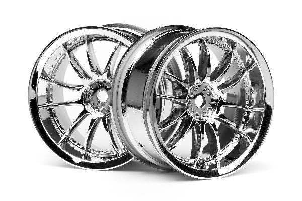 HPI3280 WORK XSA 02C WHEEL 26MM CHROME (3MM OFFSET)