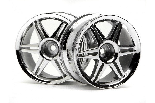 HPI 12 SPOKE CORSA WHEEL CHROME 26MM (3MM OFFSET) HPI3802