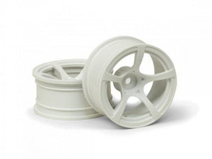 HPI120205 HPI D5 WHEEL WHITE (9MM/2PCS)